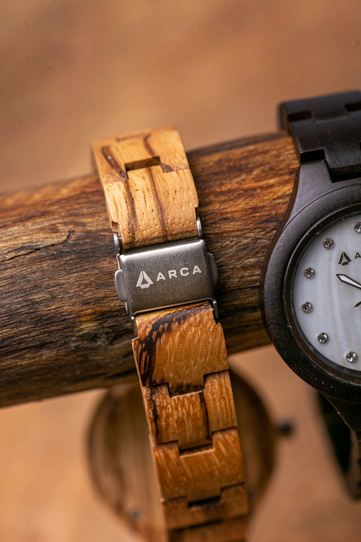 Reloj bambú