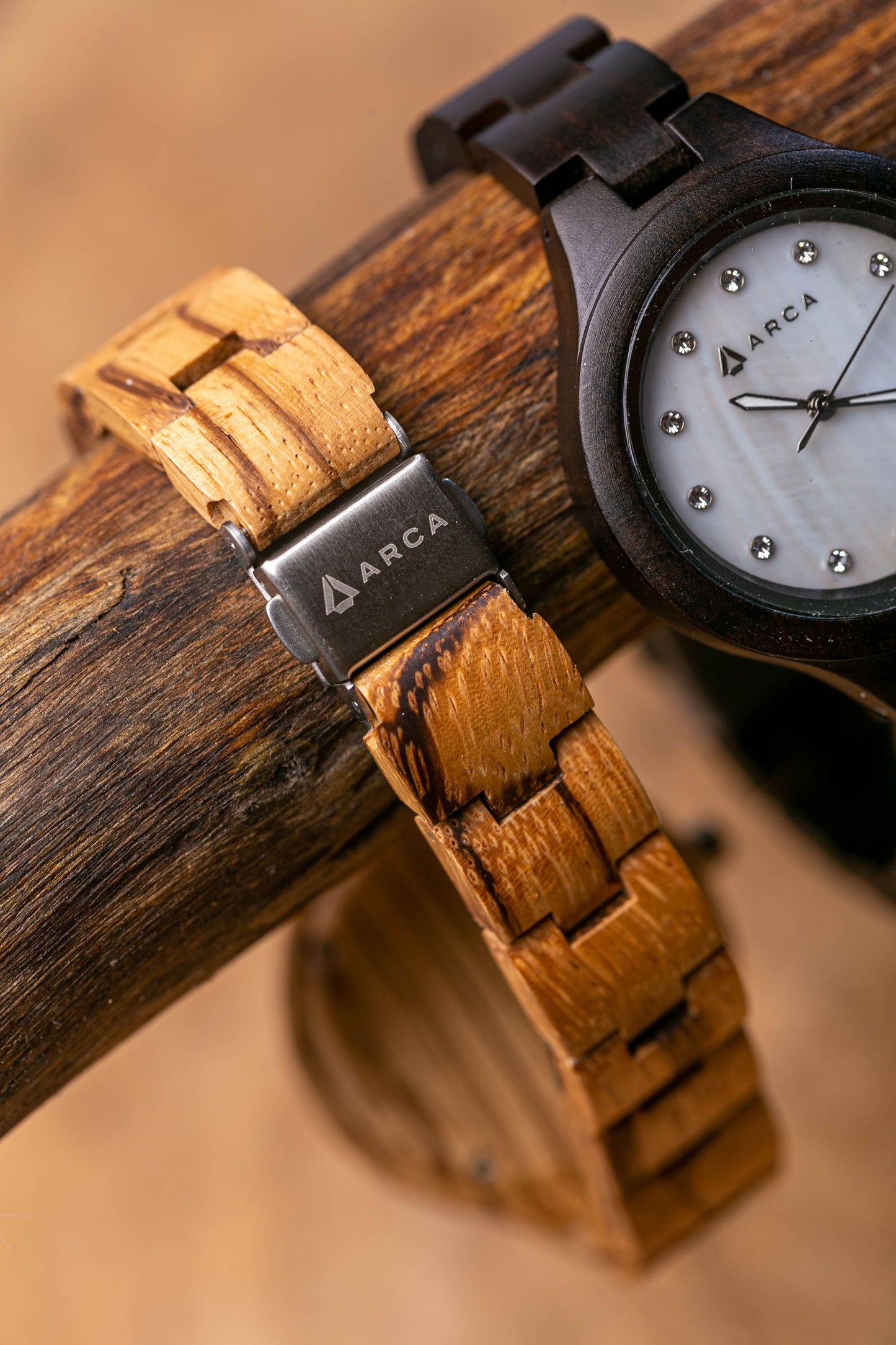 Reloj bambú