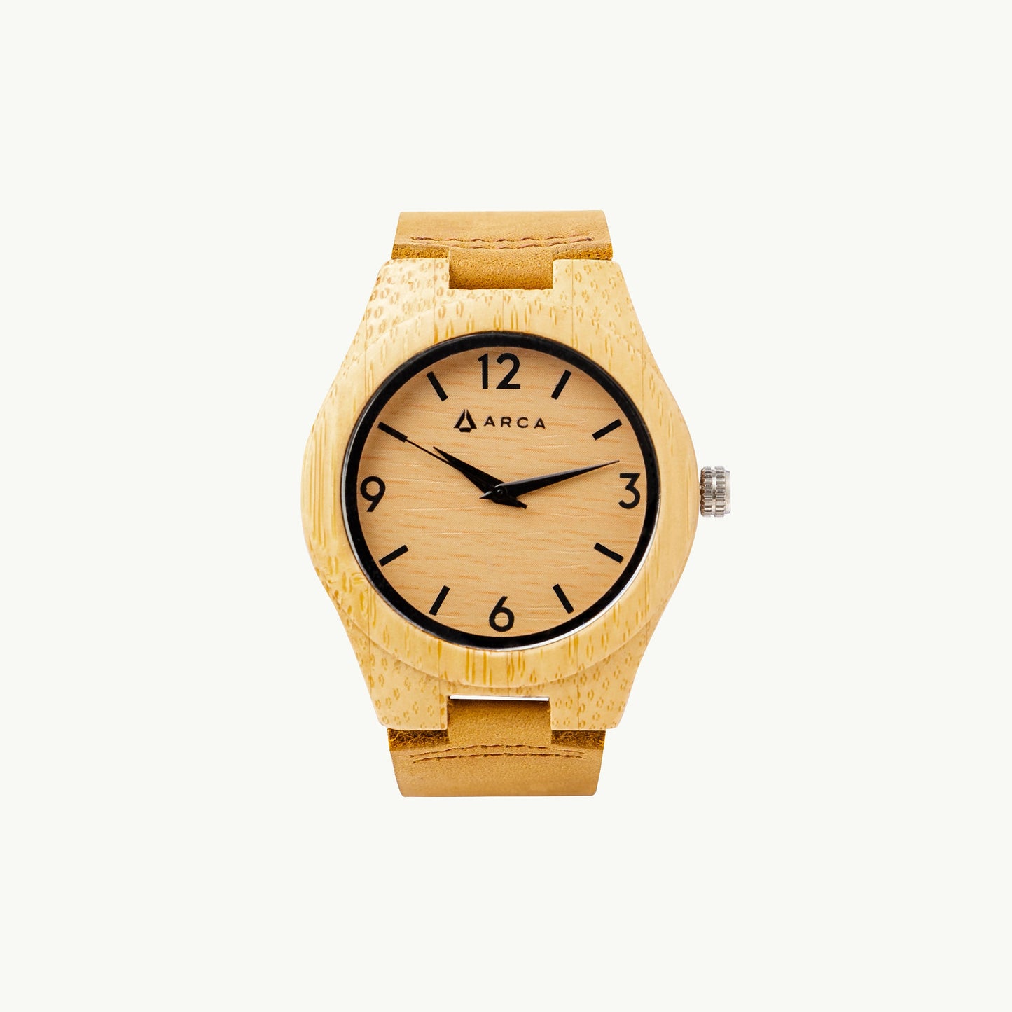 Reloj bambú