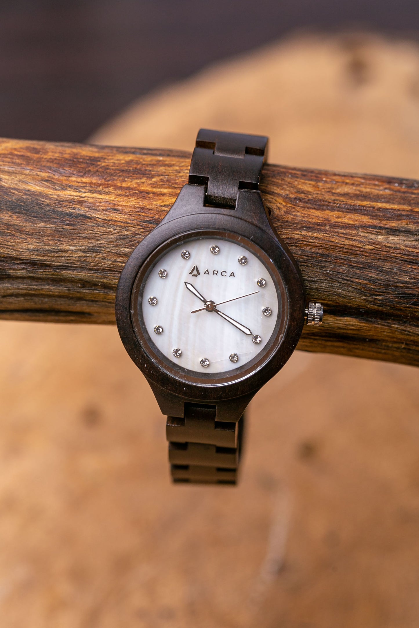 Reloj bambú
