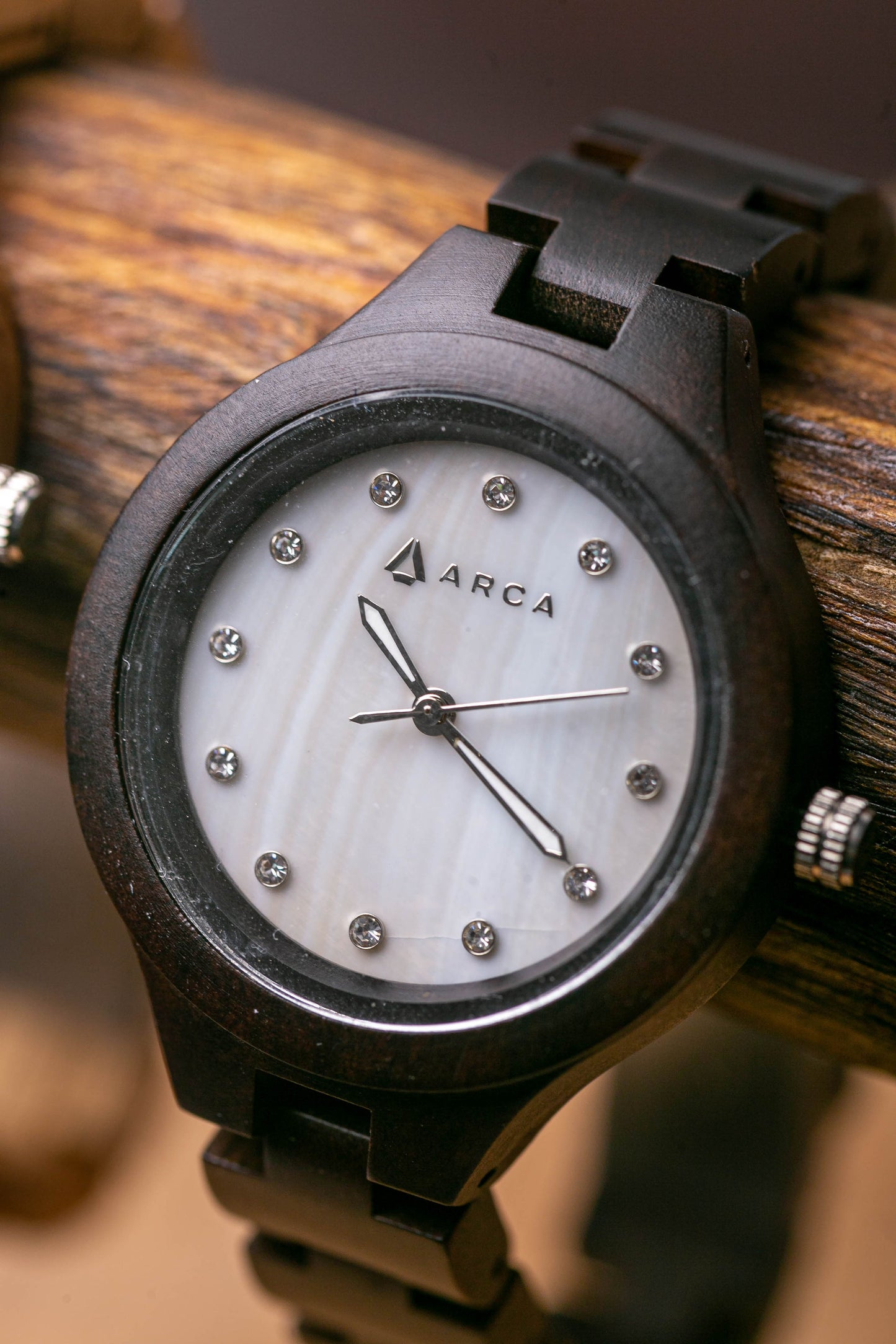 Reloj bambú